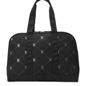 Victoria's Secret Black Quilted large bag